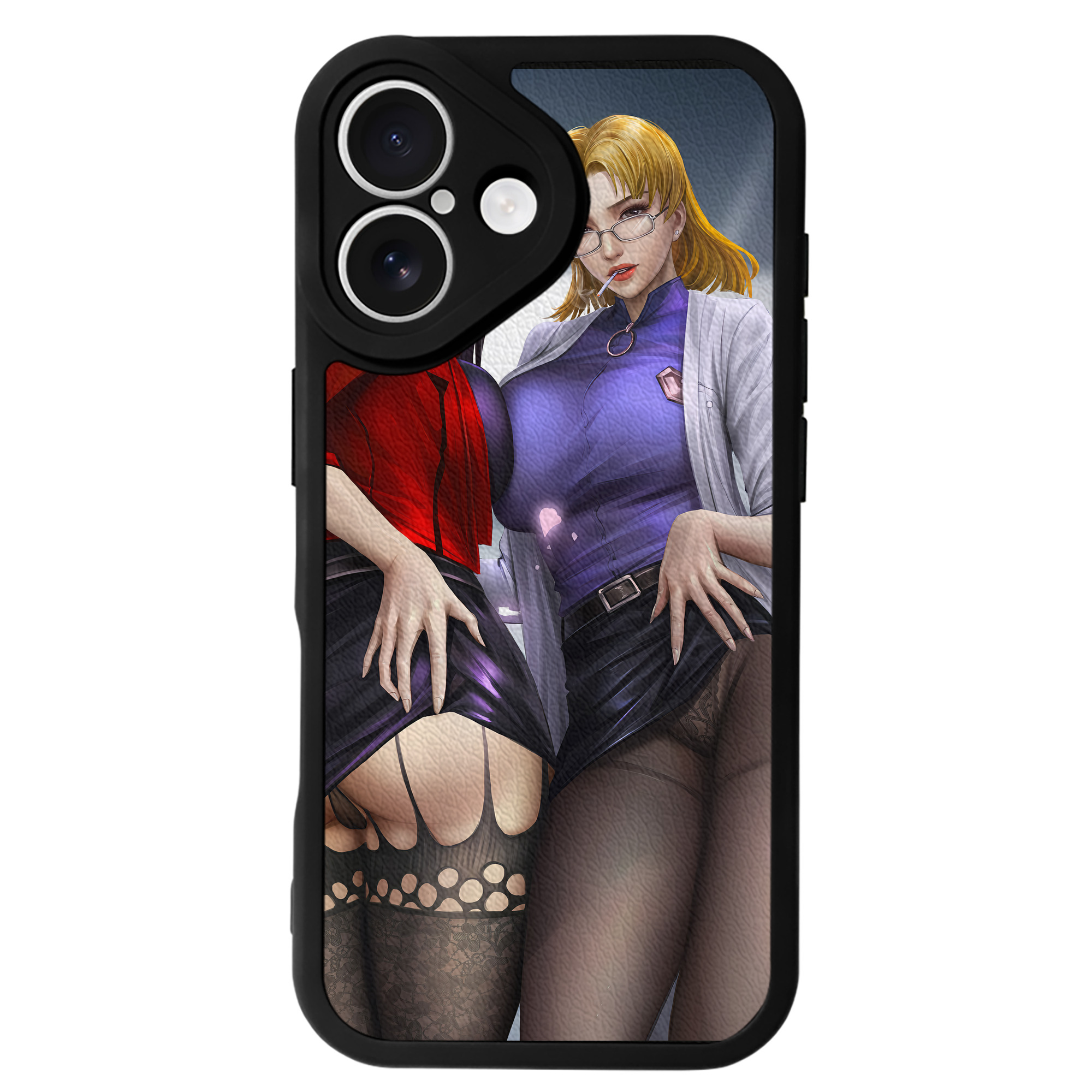 （画像用） EVA 新世紀エヴァンゲリオン 【iPhone 16シリーズ対応】シリコンスマホケース（レザー調） 材質：シリコン